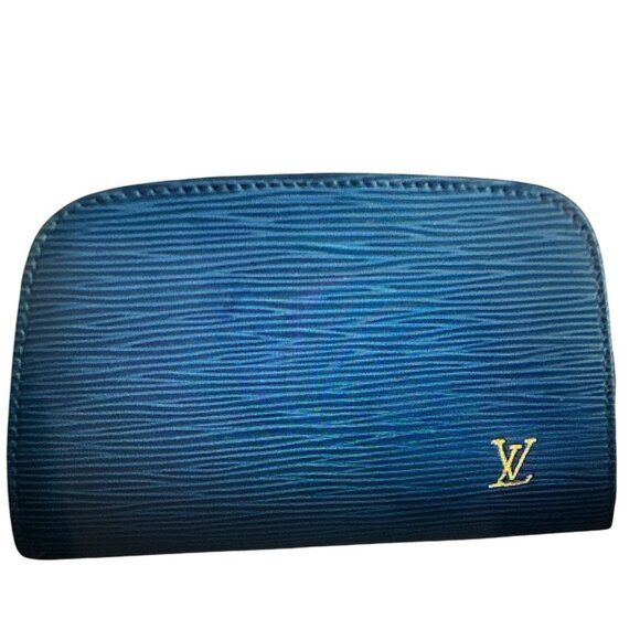 Converted LOUIS VUITTON Epi Dauphine PM Pouch Blue Crossbody bag. - Picture 2 of 8